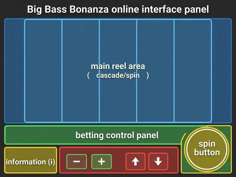 Big Bass Bonanza online interface panel